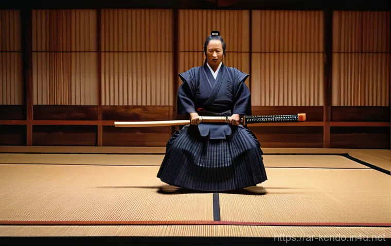 검도와 체형 교정 - Here are three detailed image generation prompts in English, inspired by the provided text about Ken...