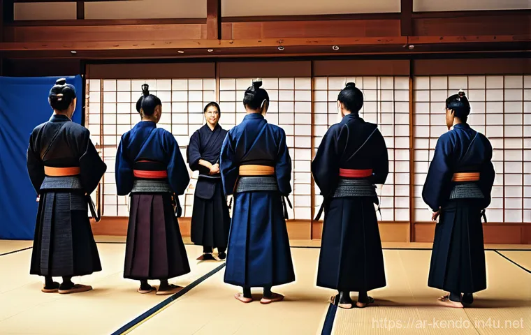 검도 대회 라이브 방송 - **Prompt 1: Immersive Kendo Action - Front Row Experience**
    "A male Kendo practitioner, mid-acti...