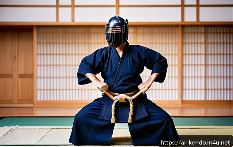 검도 외국 도장 수련기 - A diverse group of adult kendo practitioners training together in a modern foreign dojo setting, wea...